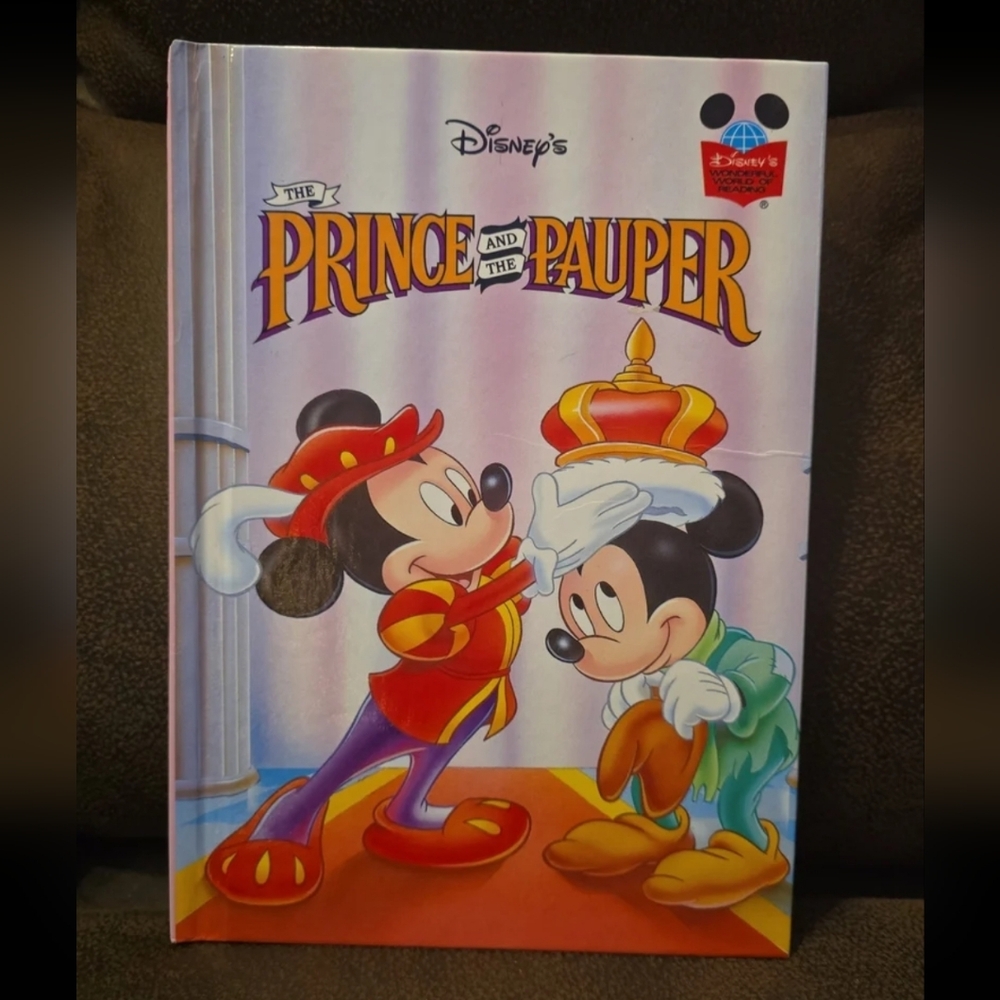 Vintage Disney The Prince and the Pauper Hardcover (1993)